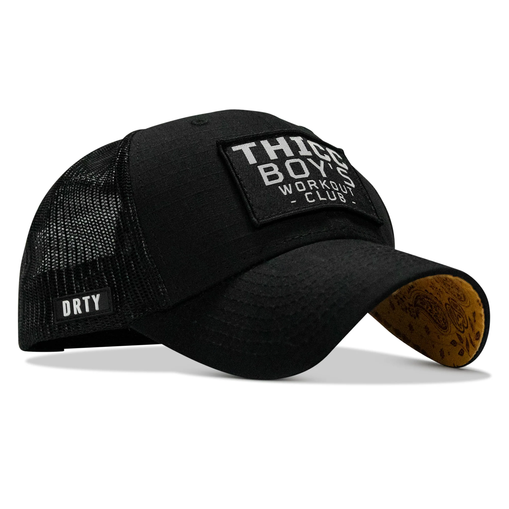 Thicc Boys Workout Club Patch Original Ripstop Snapback Hat - Image 11