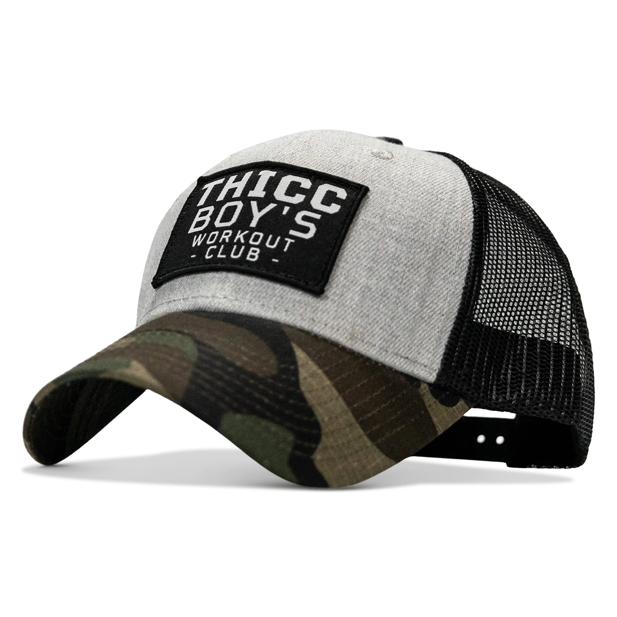 Thicc Boys Workout Club Patch Original Ripstop Snapback Hat - Image 17