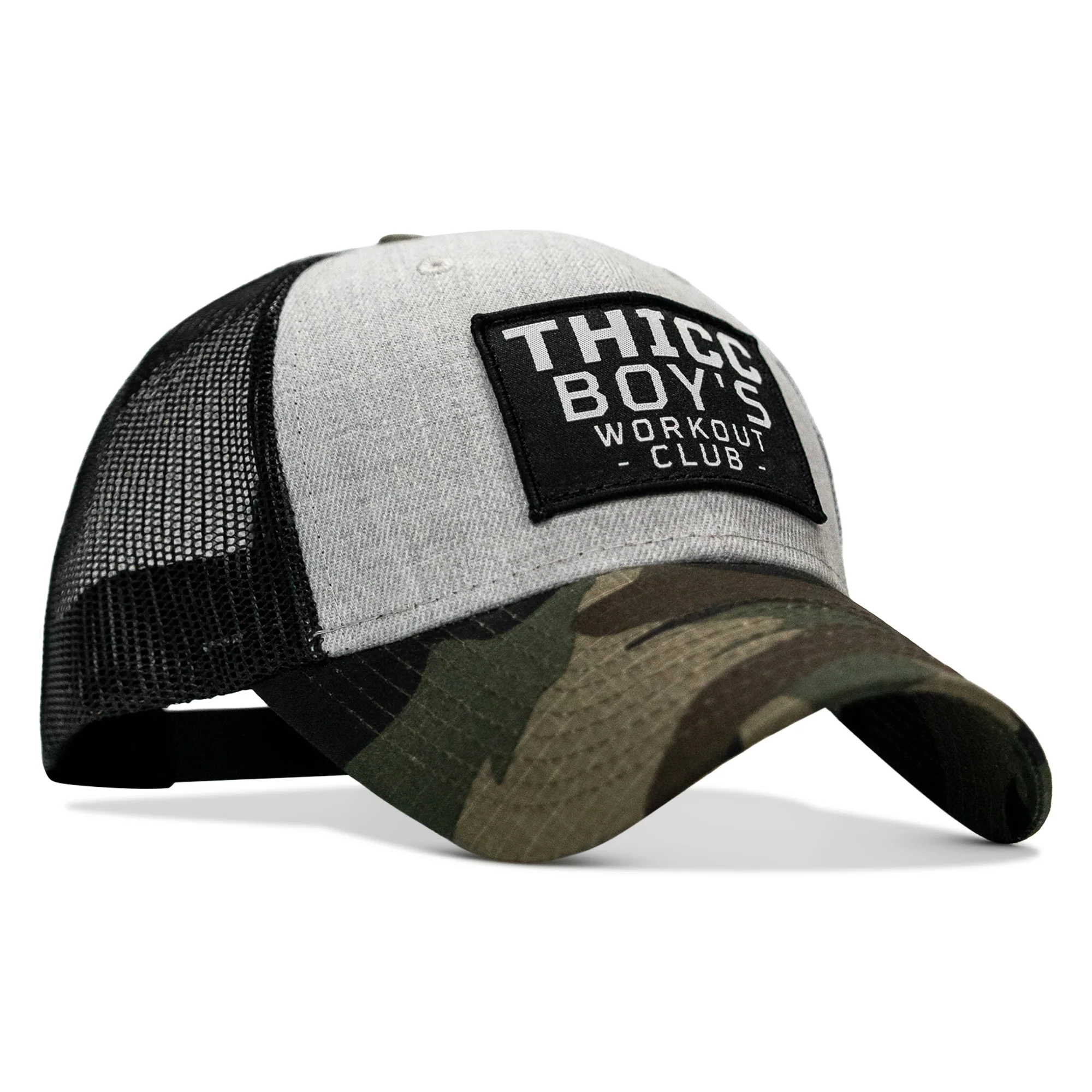 Thicc Boys Workout Club Patch Original Ripstop Snapback Hat - Image 18