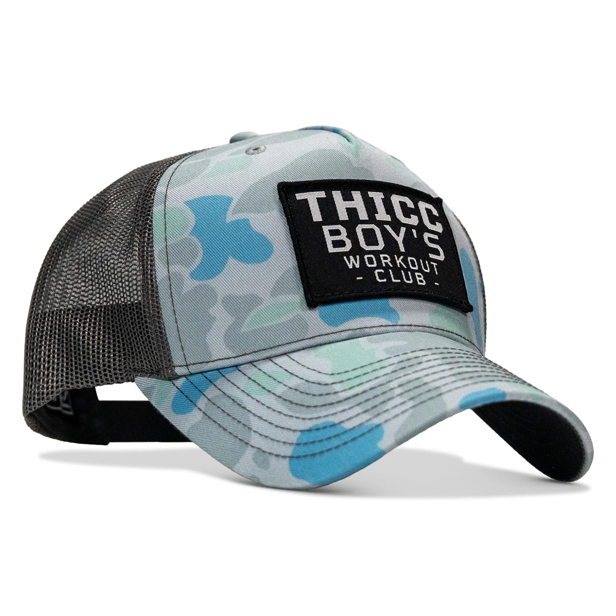 Thicc Boys Workout Patch Snapback Hat - Image 40