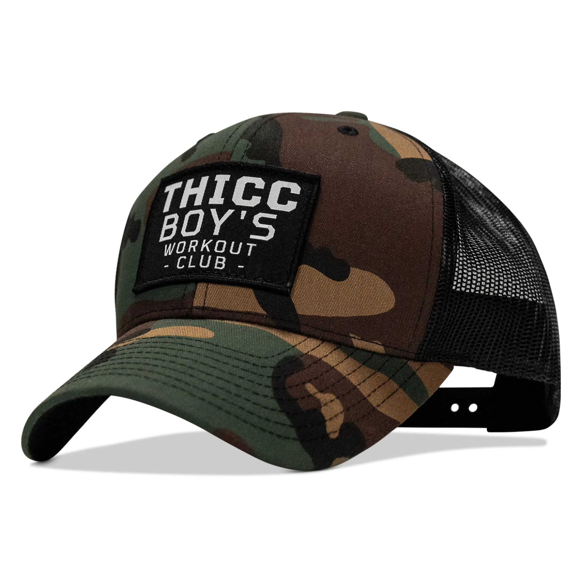 Thicc Boys Workout Patch Snapback Hat - Image 44