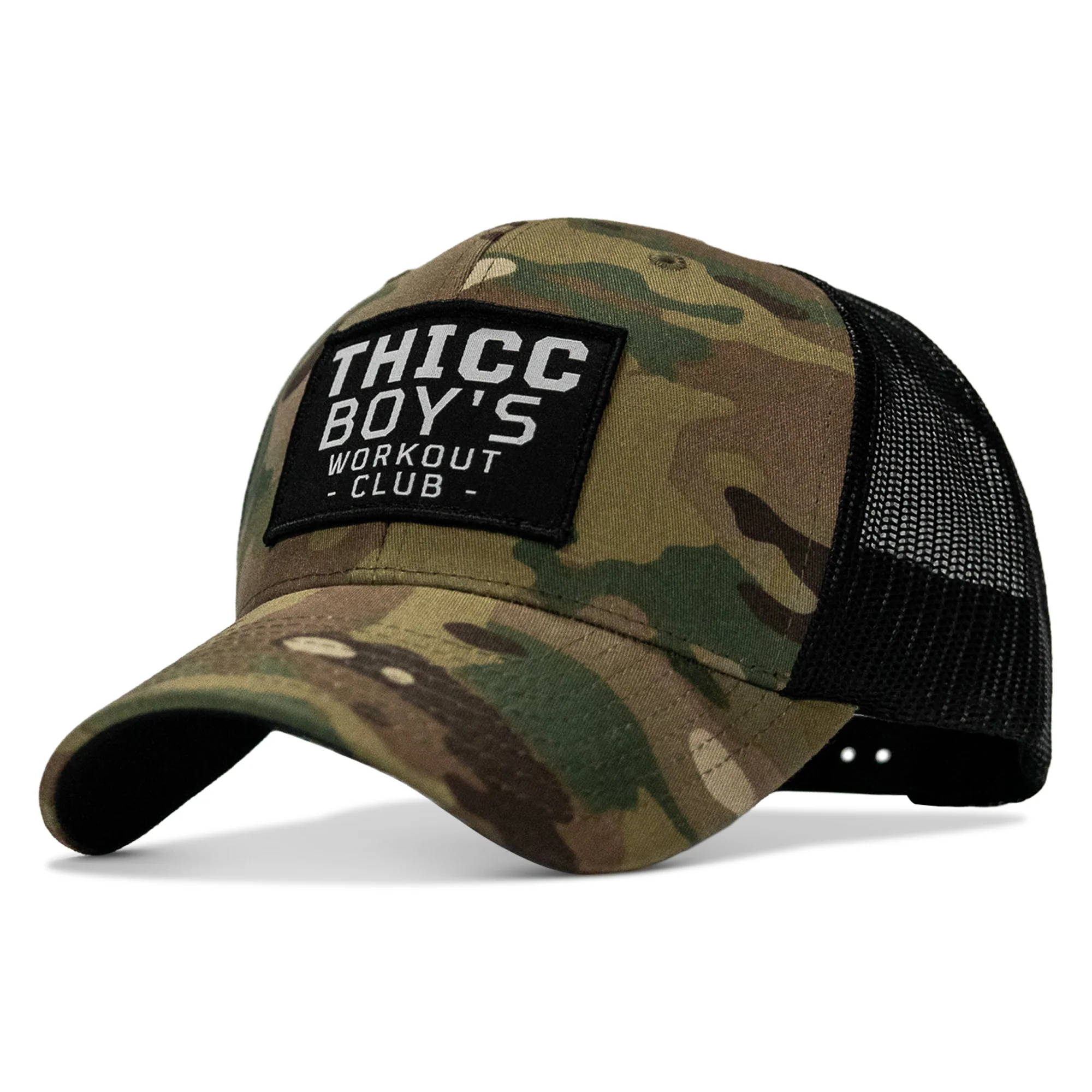 Thicc Boys Workout Patch Snapback Hat - Image 48