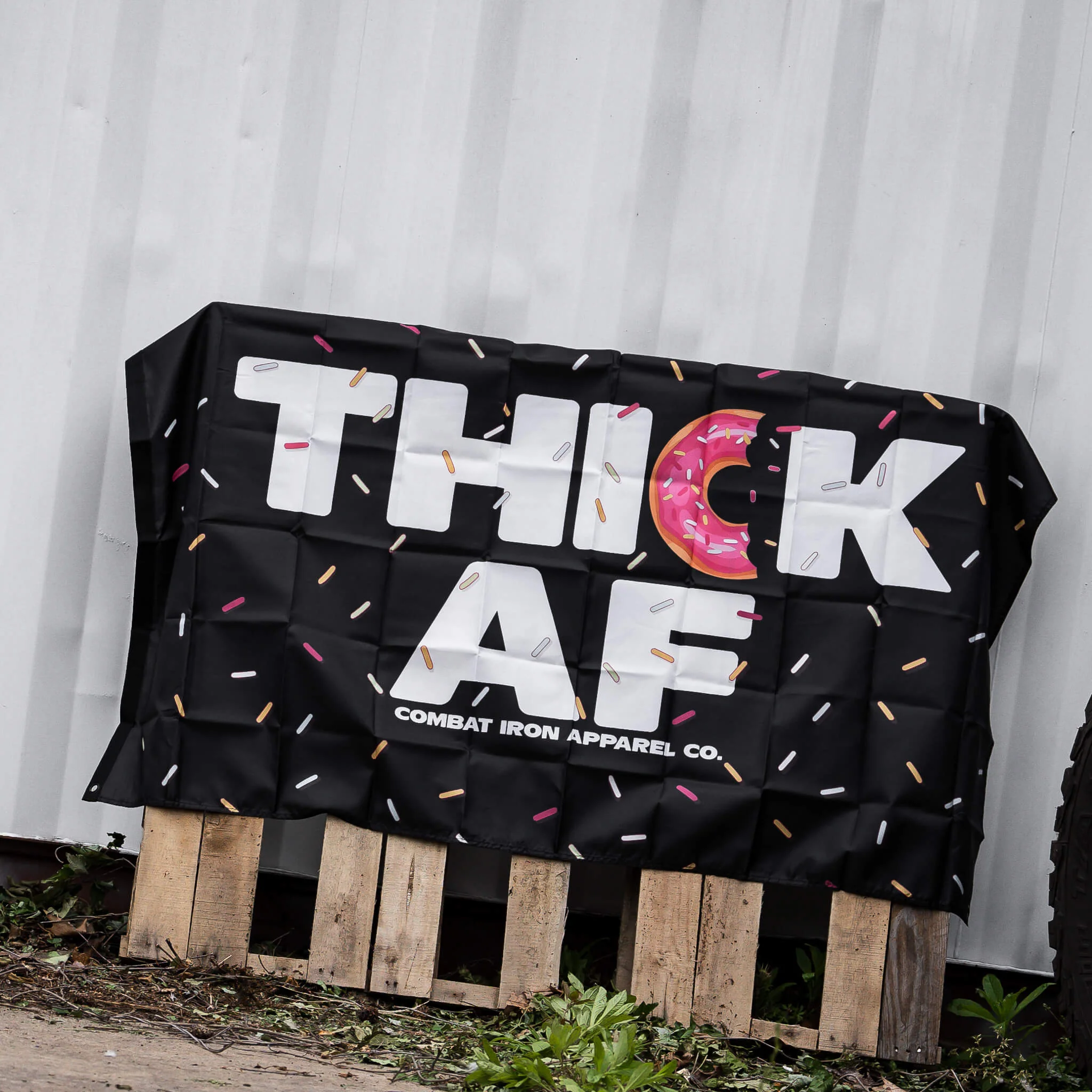 Thick AF Donut Edition 3' X 5' Wall Flag - Image 2