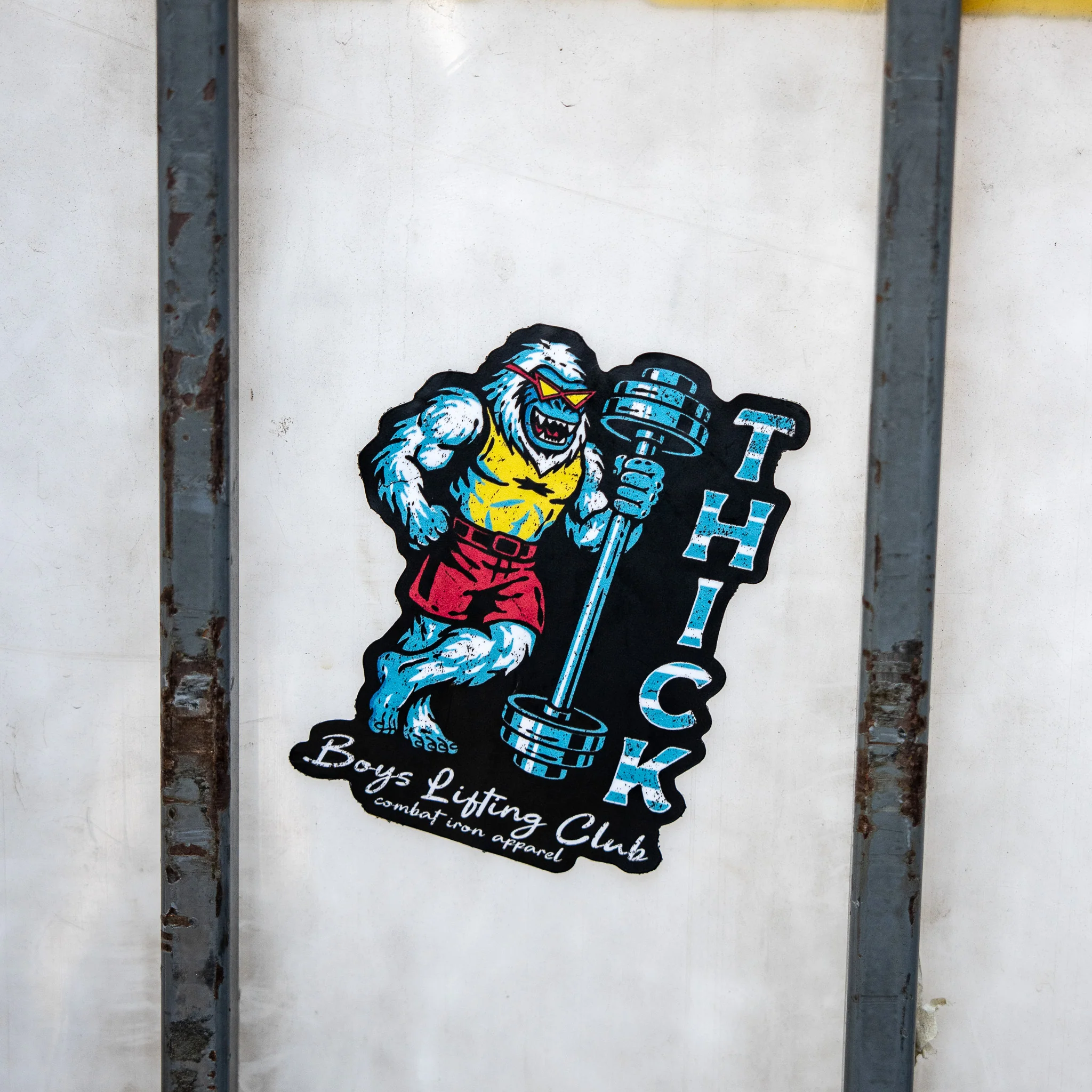 Thick Boys Lifting Club Yeti Decal - Image 3