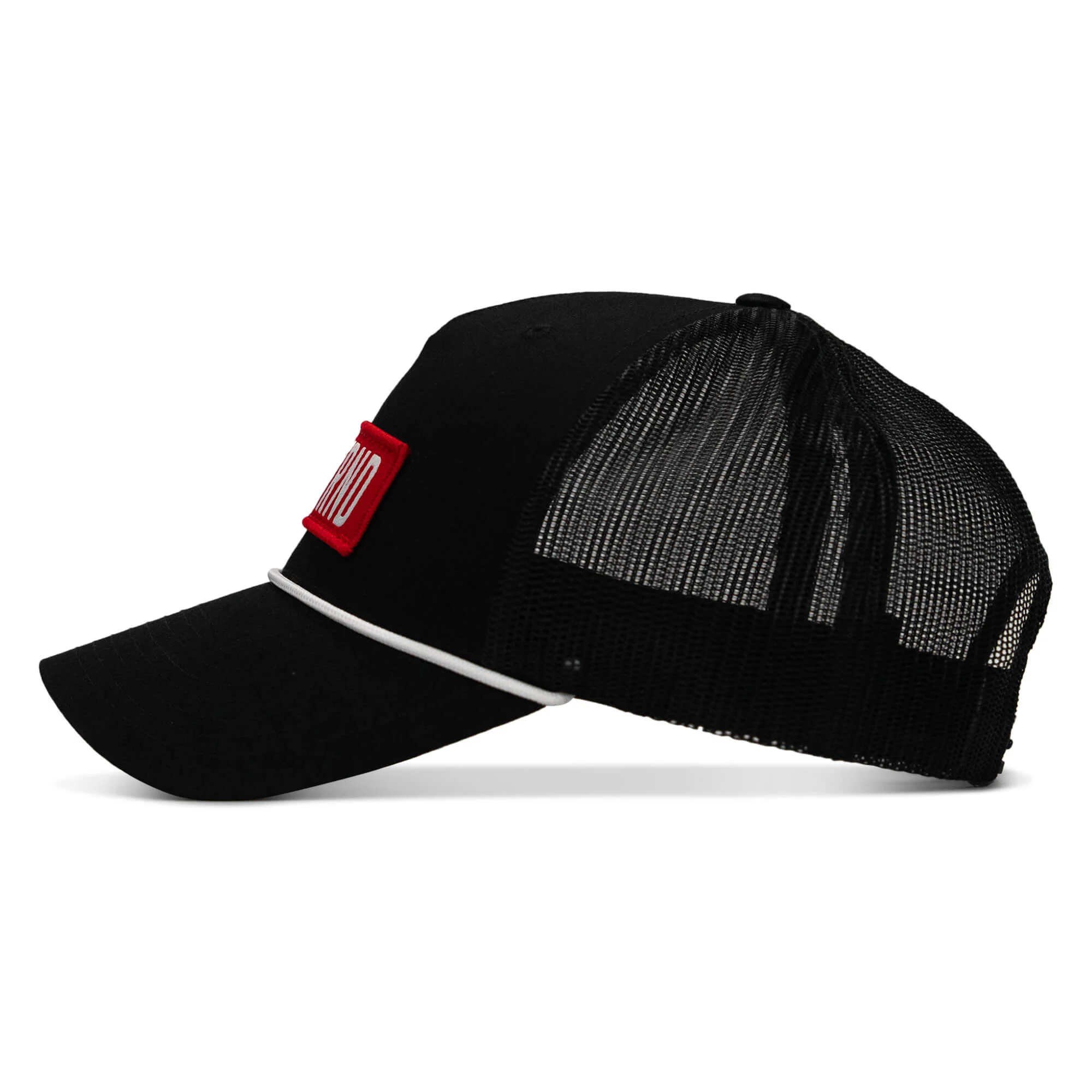 Ungovrnd Red Patch Rope Snapback Hat - Image 5