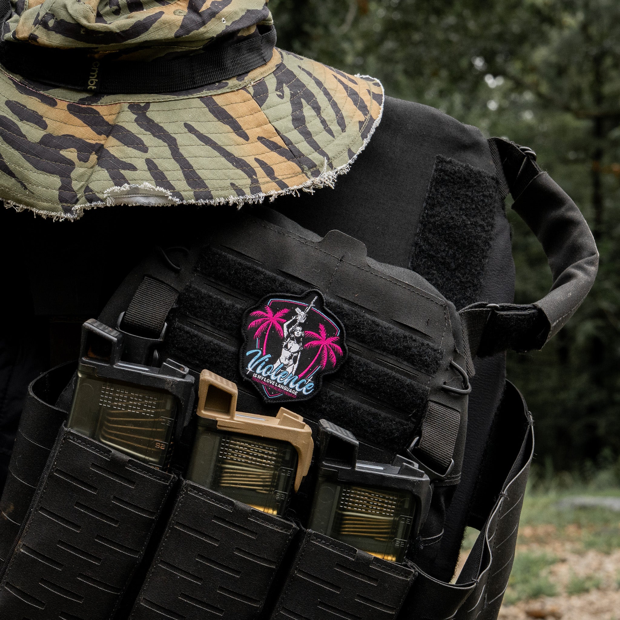 Violence Is My Love Language Velcro Patch - Image 3