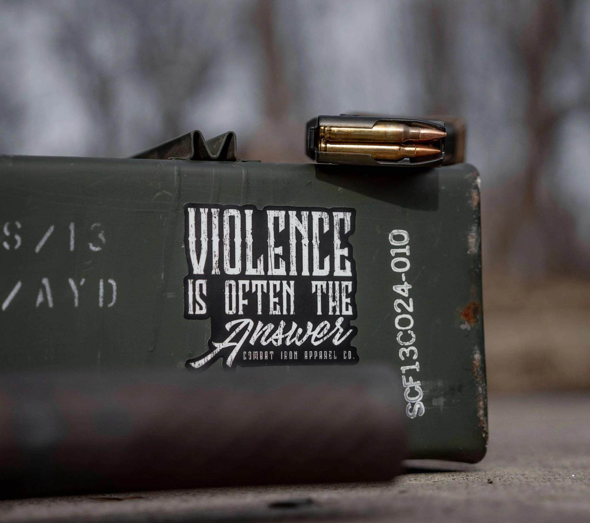 Violence Is Often The Answer Decal Sticker - Image 3