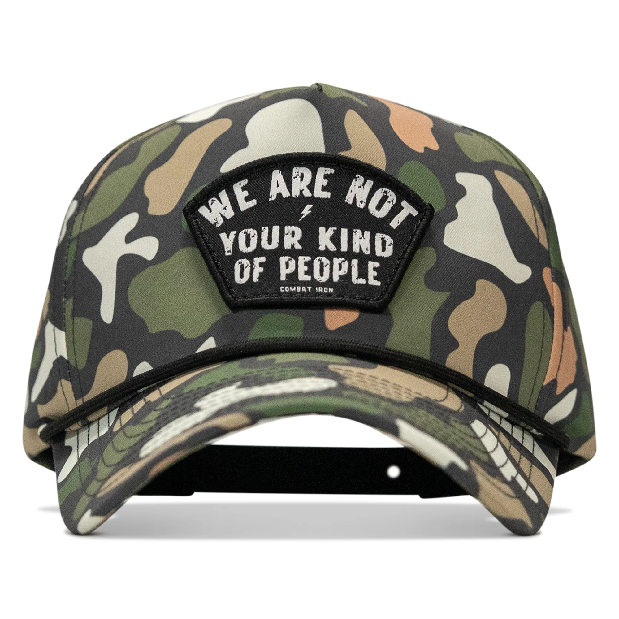 We Are Not Your Kind Of People 5 Pannel Rope Snapback Hat - Image 11