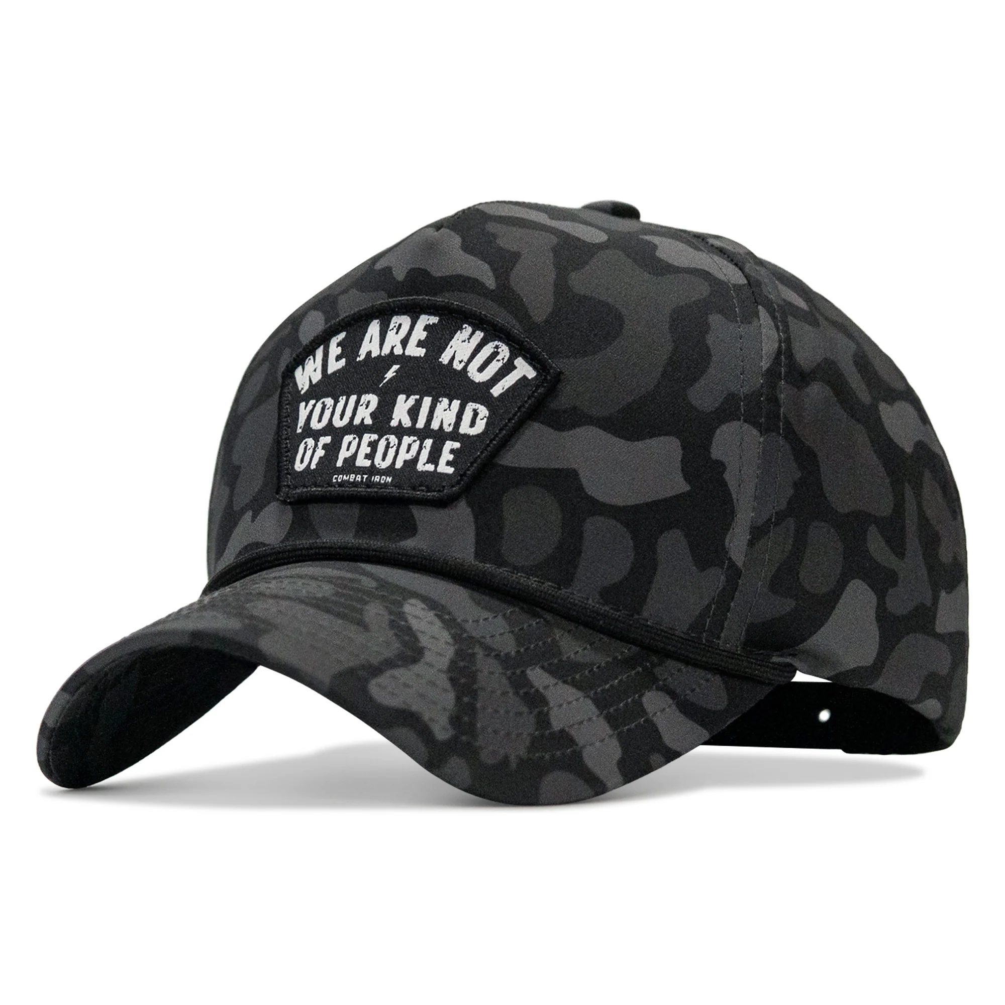 We Are Not Your Kind Of People 5 Pannel Rope Snapback Hat - Image 2