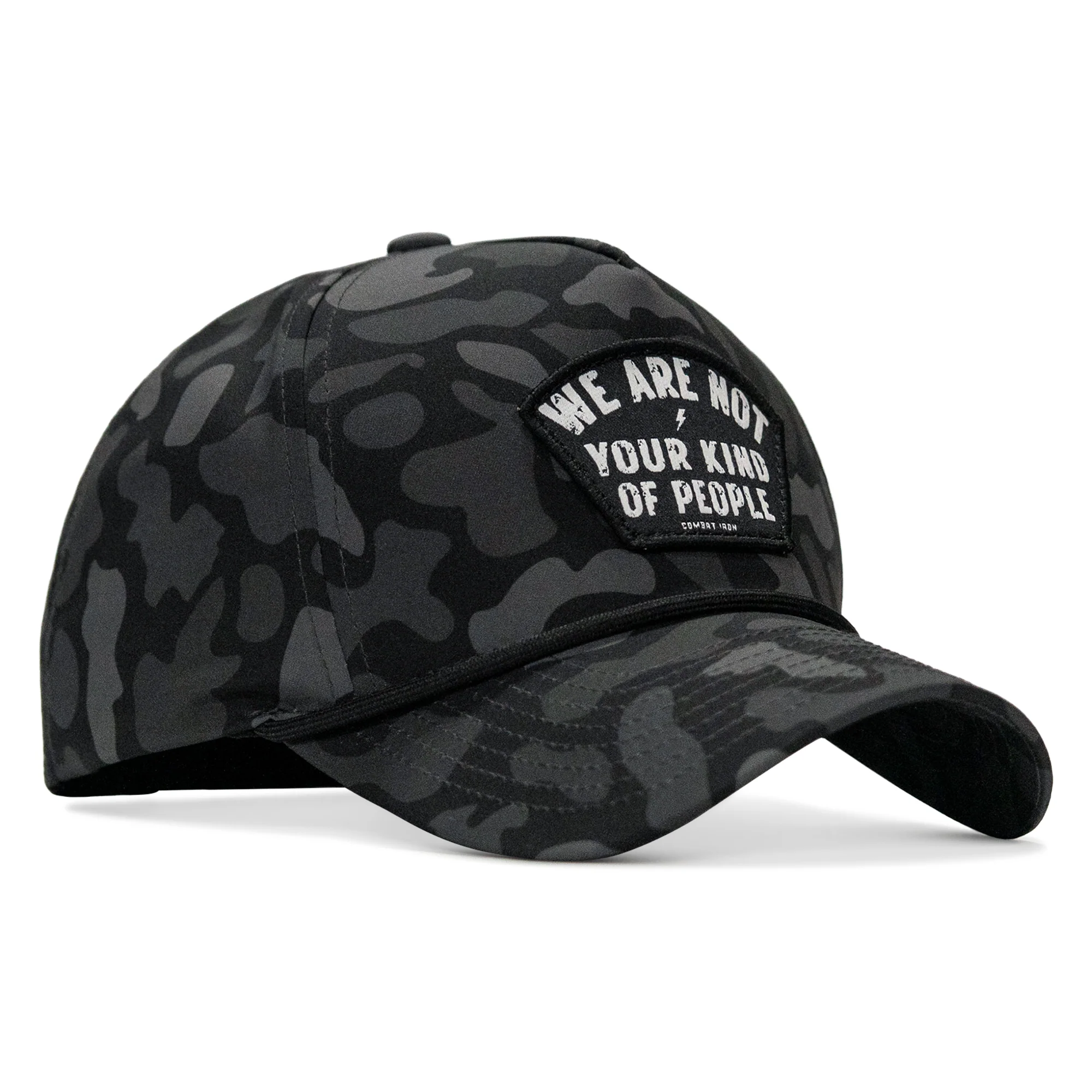 We Are Not Your Kind Of People 5 Pannel Rope Snapback Hat - Image 3