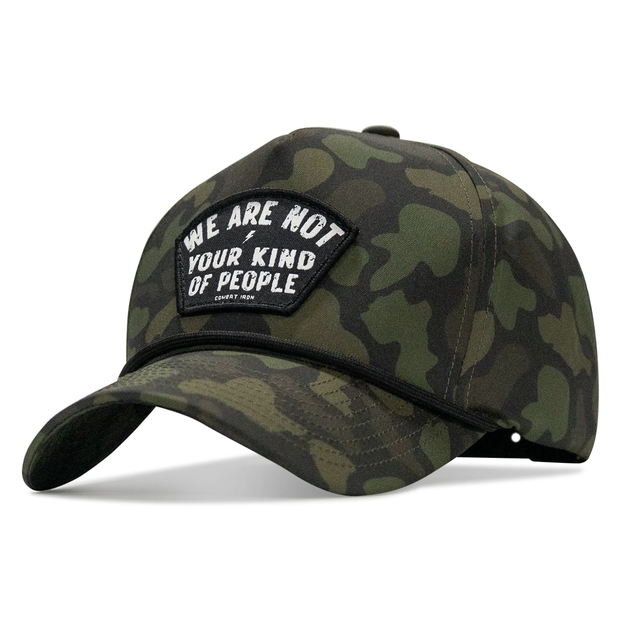 We Are Not Your Kind Of People 5 Pannel Rope Snapback Hat - Image 7