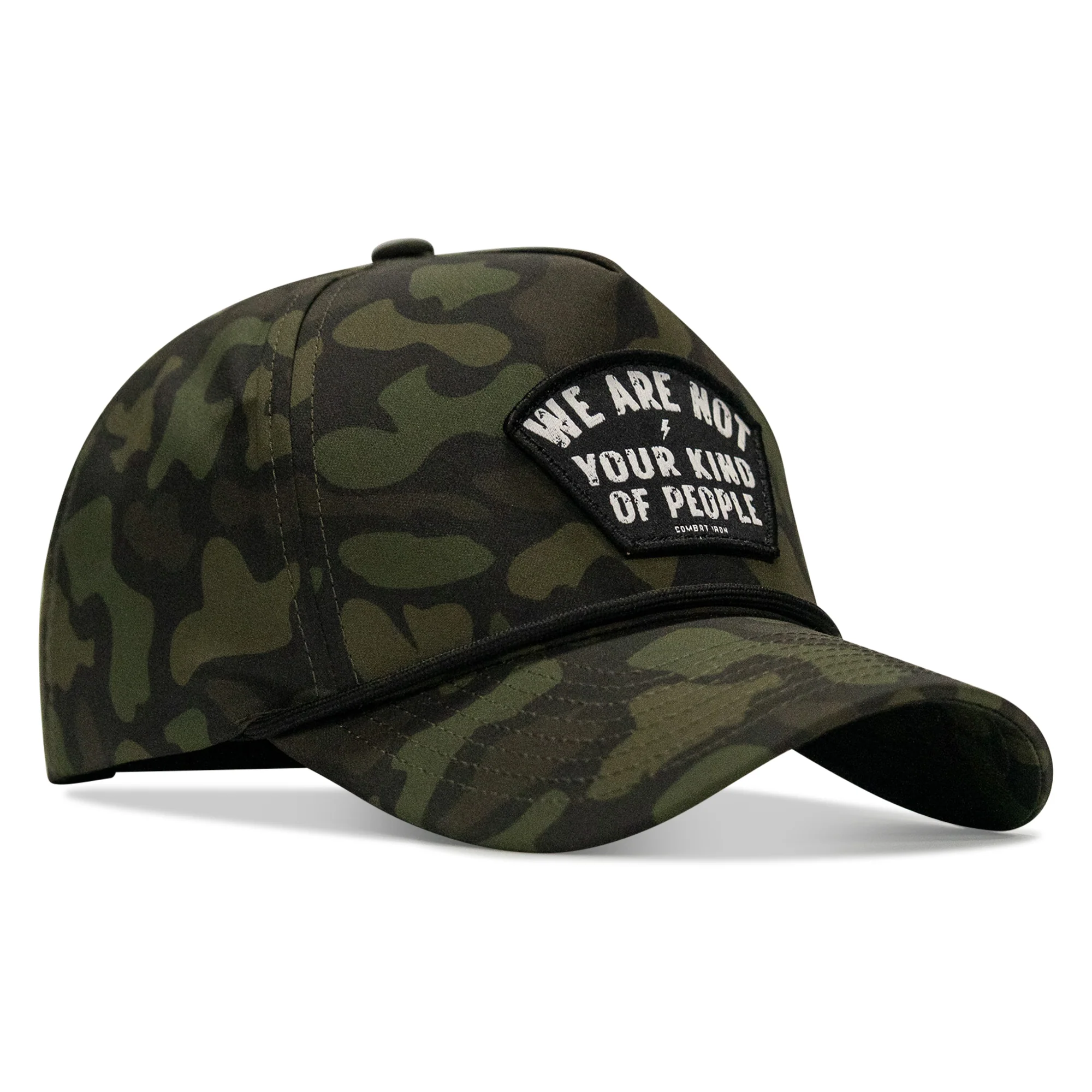 We Are Not Your Kind Of People 5 Pannel Rope Snapback Hat - Image 8