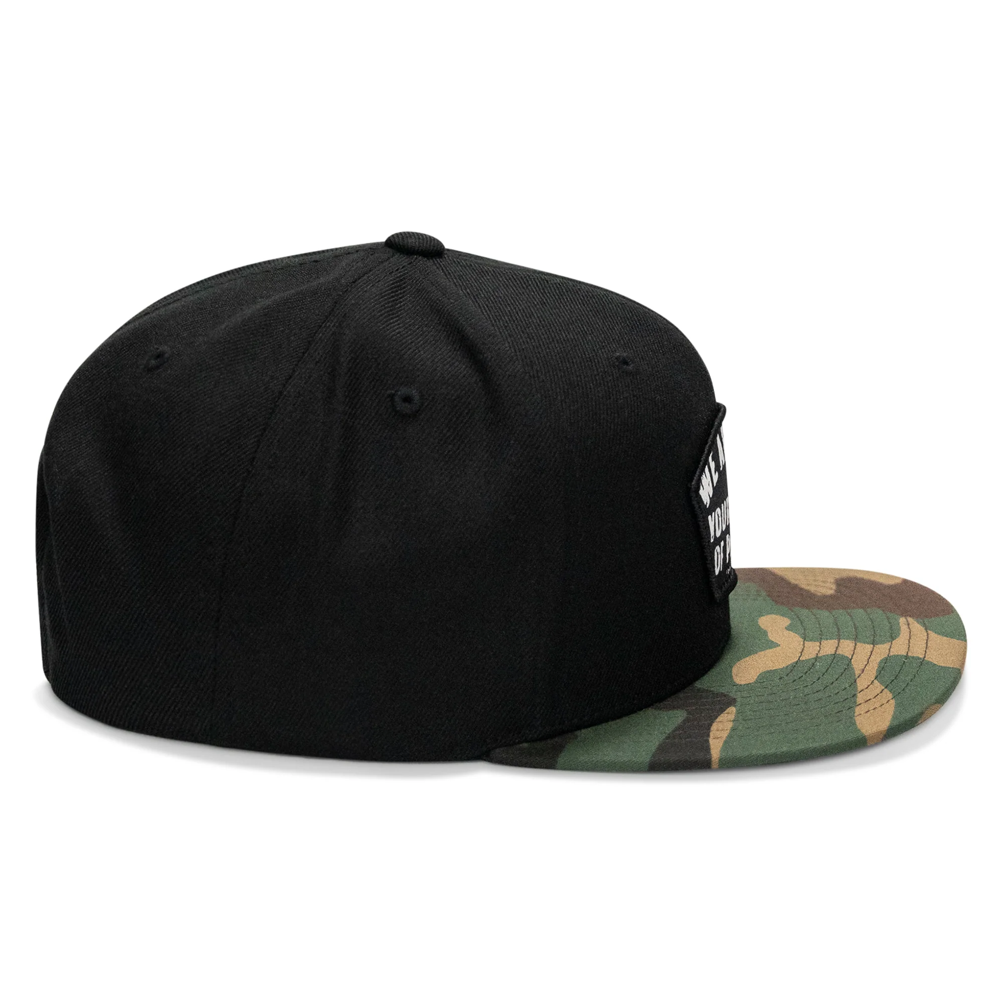 We Are Not Your Kind Of People Patch Flatbill Snapback Hat - Image 10
