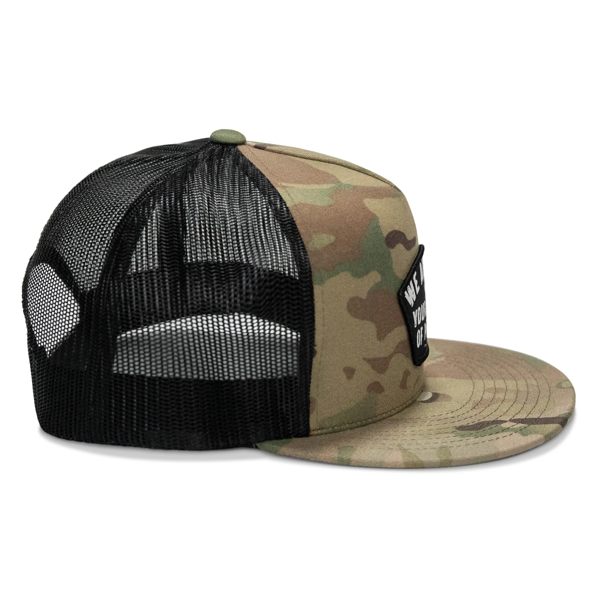 We Are Not Your Kind Of People Patch Flatbill Snapback Hat - Image 20