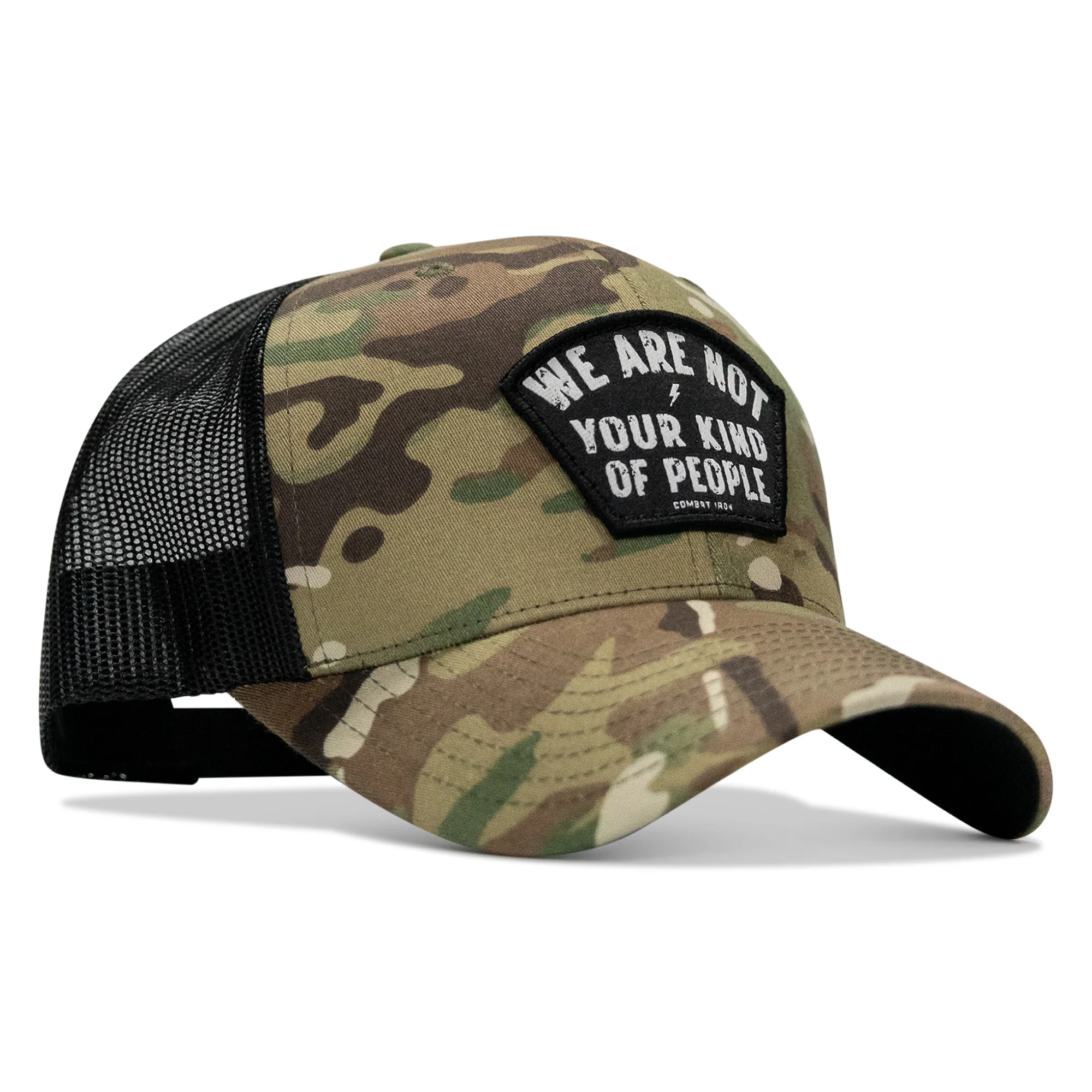 We Are Not Your Kind Of People Patch Snapback Hat - Image 13