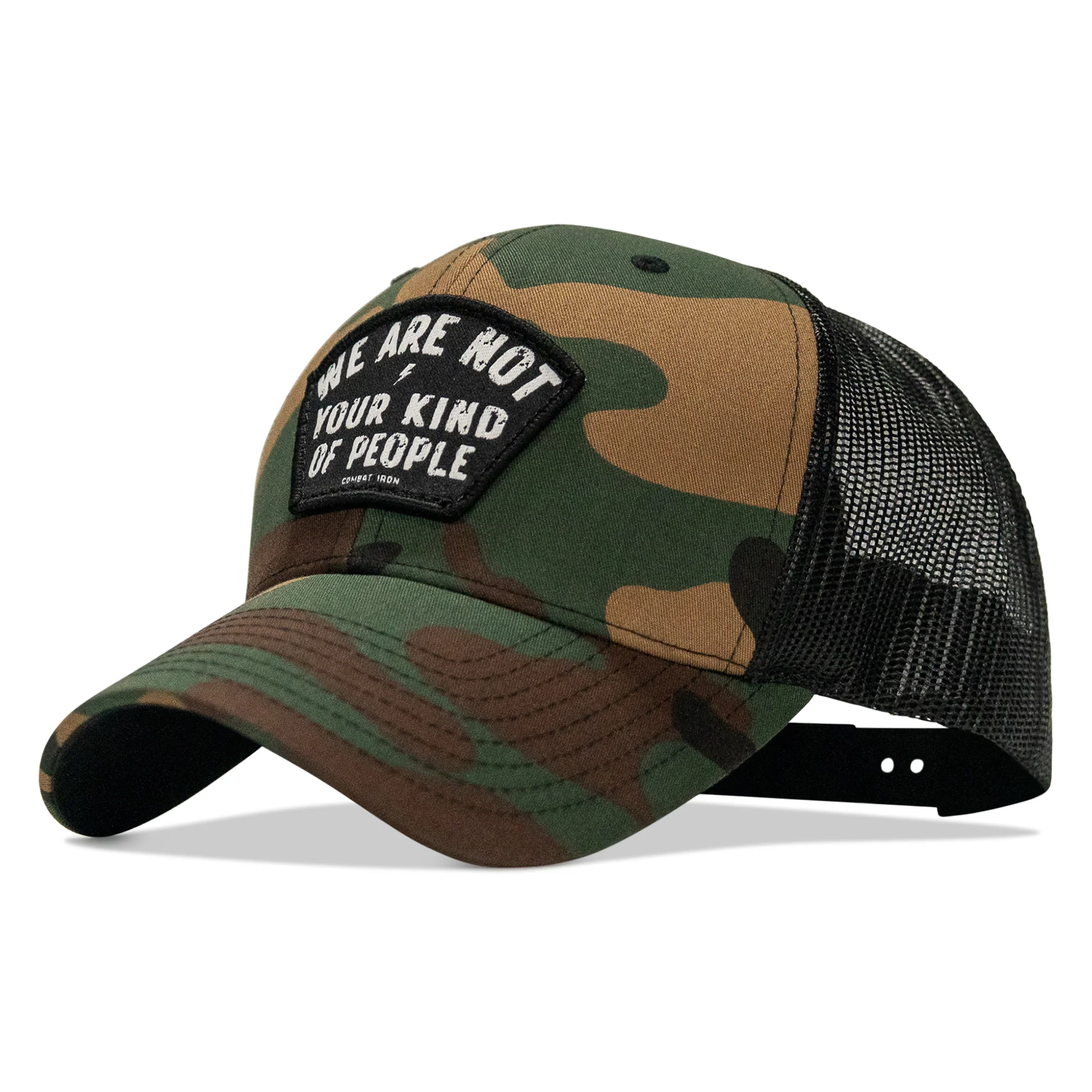 We Are Not Your Kind Of People Patch Snapback Hat - Image 22
