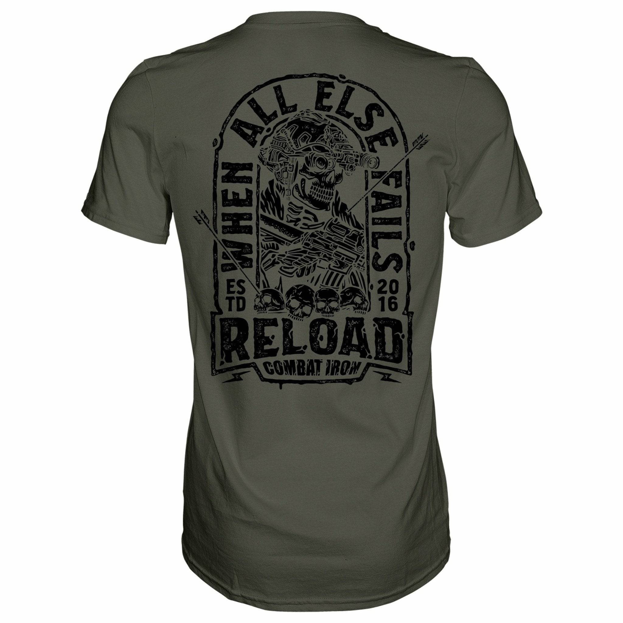 When All Else Fails, Reload Men's T-Shirt - Image 7