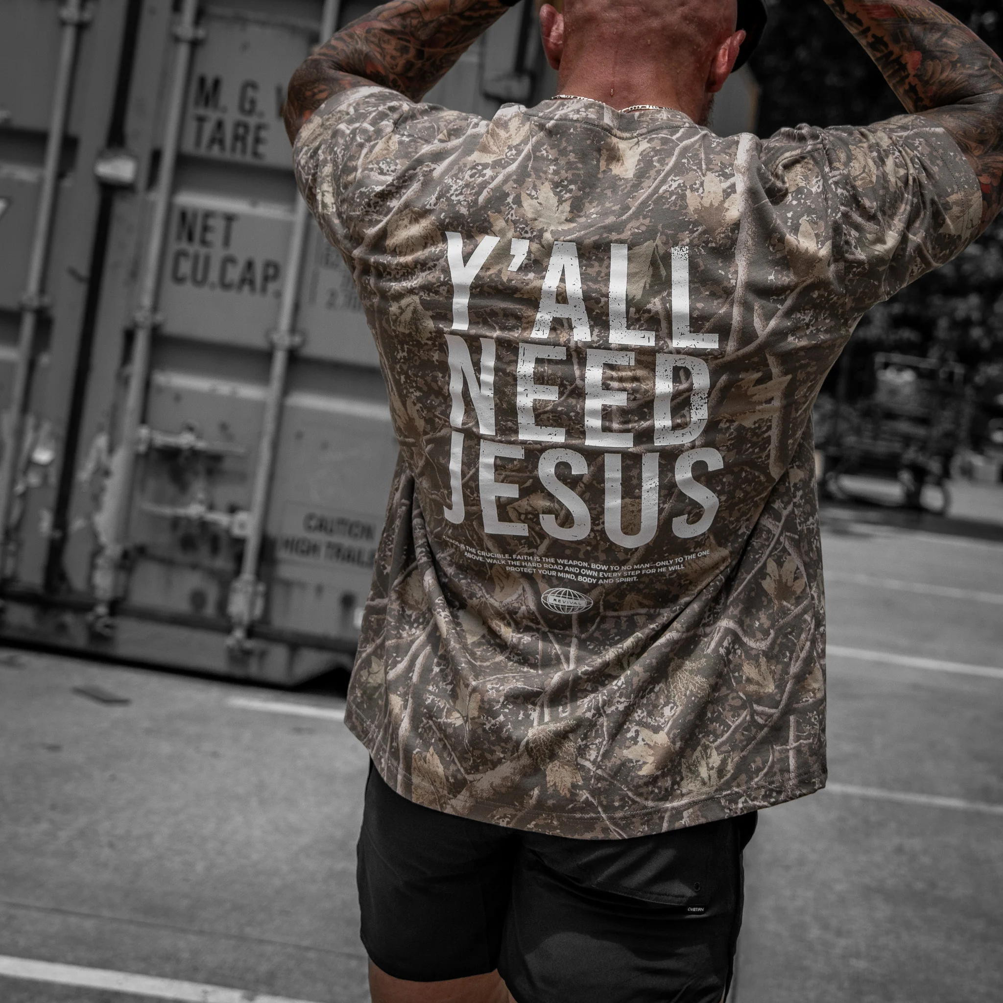 Y'all Need Jesus Men's T-Shirt - Image 5